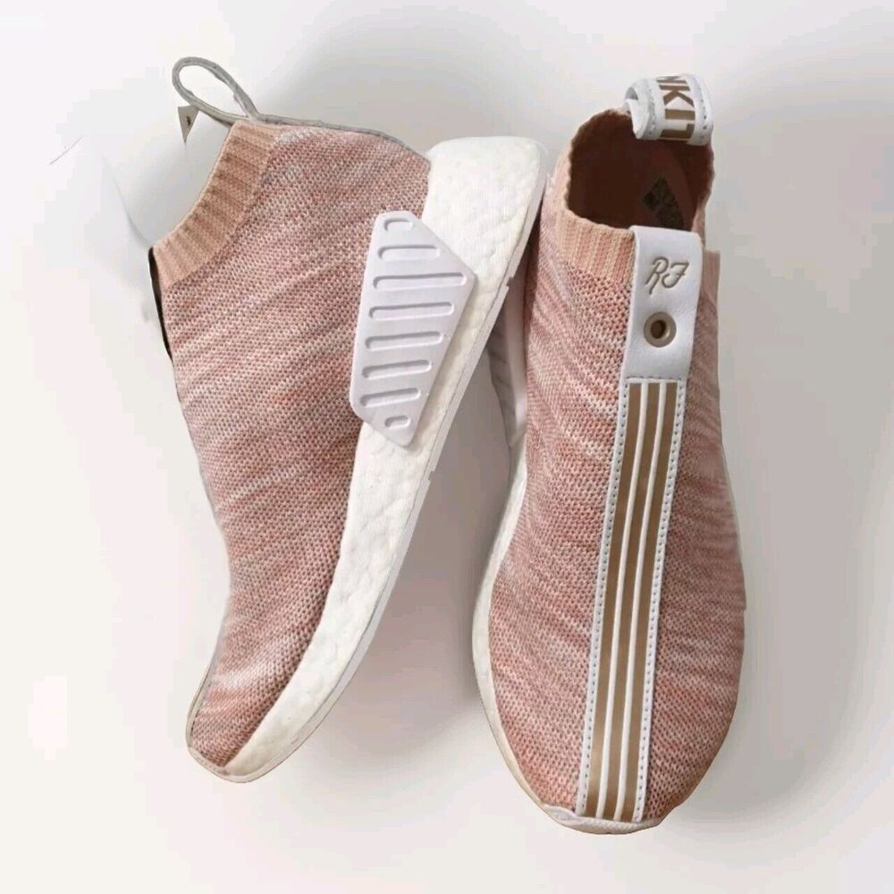 Adidas x Naked x Kith NMD CS2 Collaboration Prime Knit City Sock Pink Men Sz7 R1